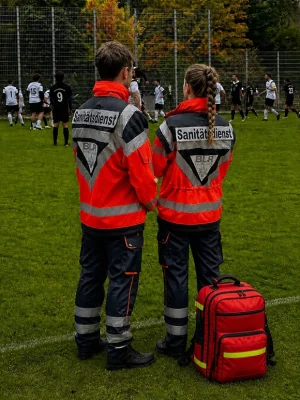 Sanitäter für Events München bei einer Sportplatzveranstaltung