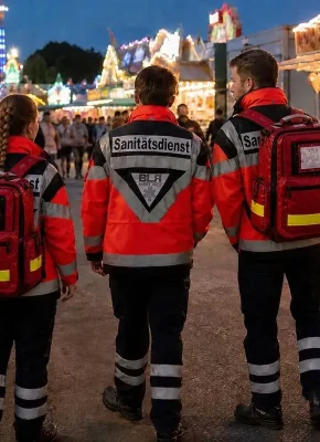 Sanitäter für Events München bei einer Abendveranstaltung