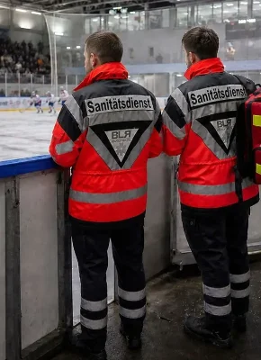 Sanitätsdienst München bei einer Eisveranstaltung