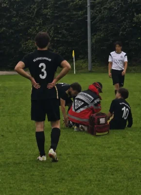 Sanitätsdienst München bei der Erstversorgung auf einer Sportveranstaltung