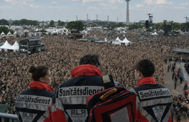 Sanitätsdienst München bei einer Großveranstaltung im Olympiapark