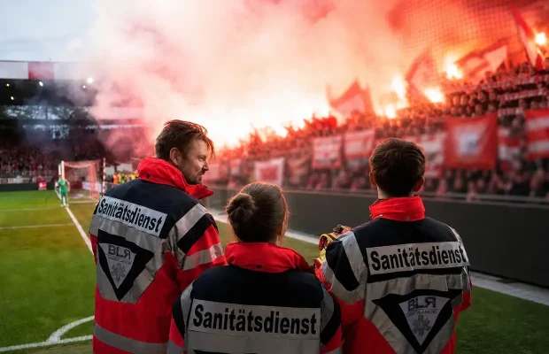 Sanitätsdienst München bei einer Sportveranstaltung